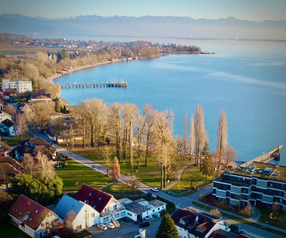 Ferienwohnung Louise 50 M Zum See Kressbronn am Bodensee Bagian luar foto