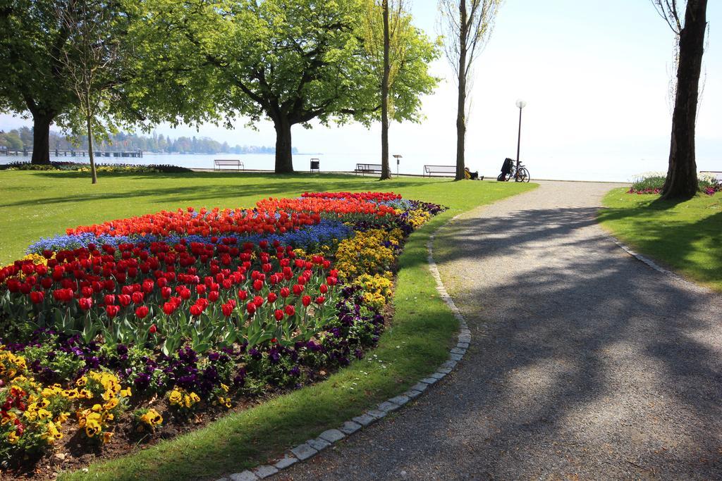 Ferienwohnung Louise 50 M Zum See Kressbronn am Bodensee Bagian luar foto